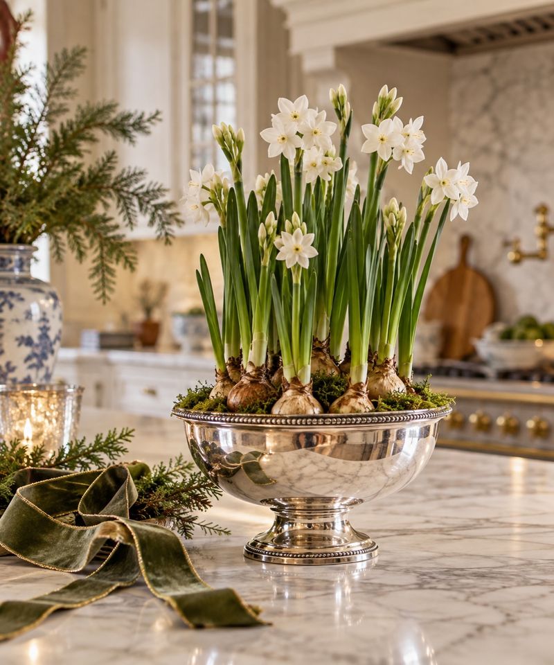 A Splash Of Alcohol Keeps Paperwhites From Flopping