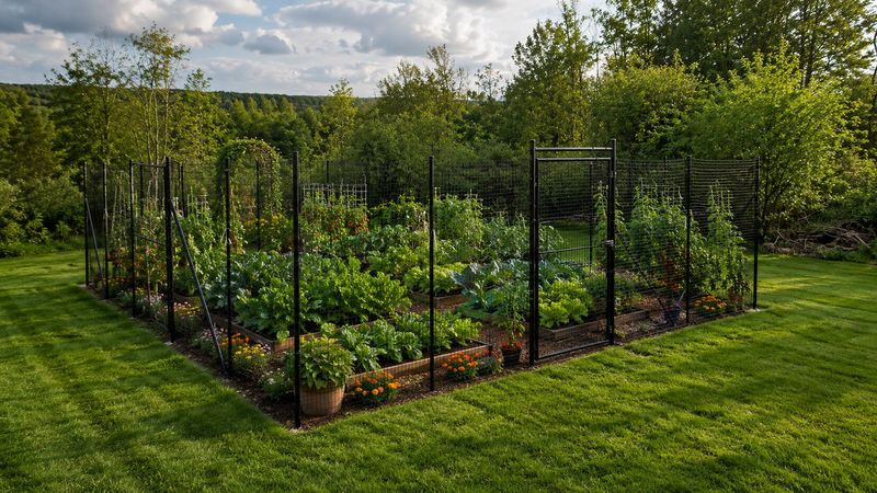 A Tall Deer Fence Is The Most Reliable Way To Protect Your Veggie Beds