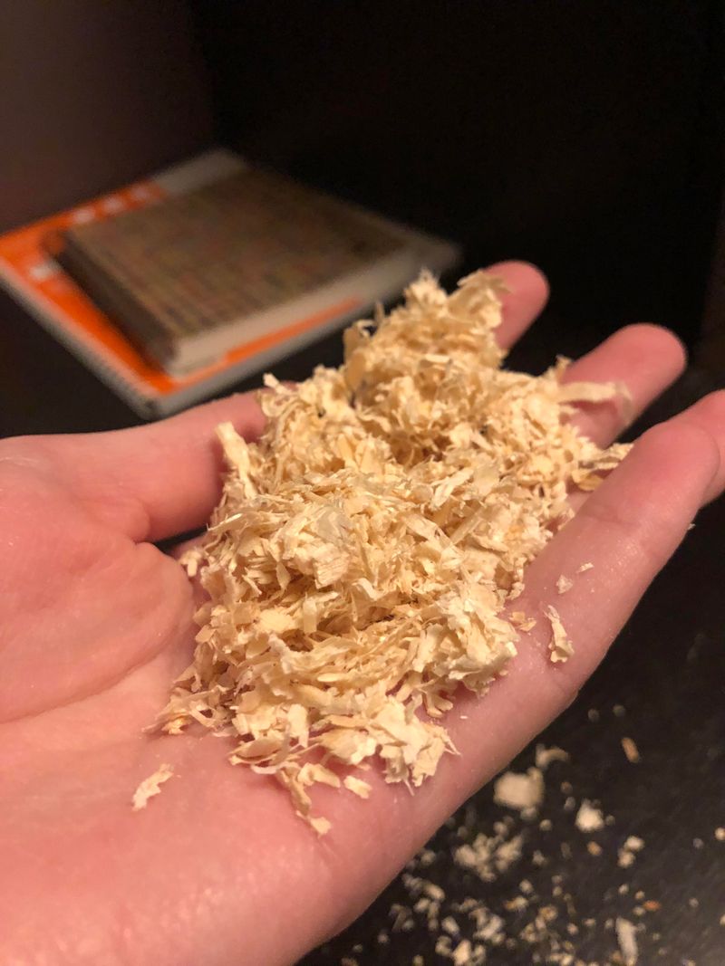 Add A Few Inches Of Wood Shavings Inside