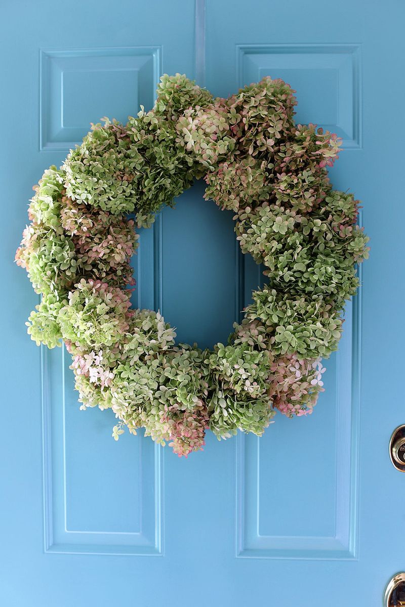 Add Dried Heads To Wreaths Add Dried Heads To Wreaths