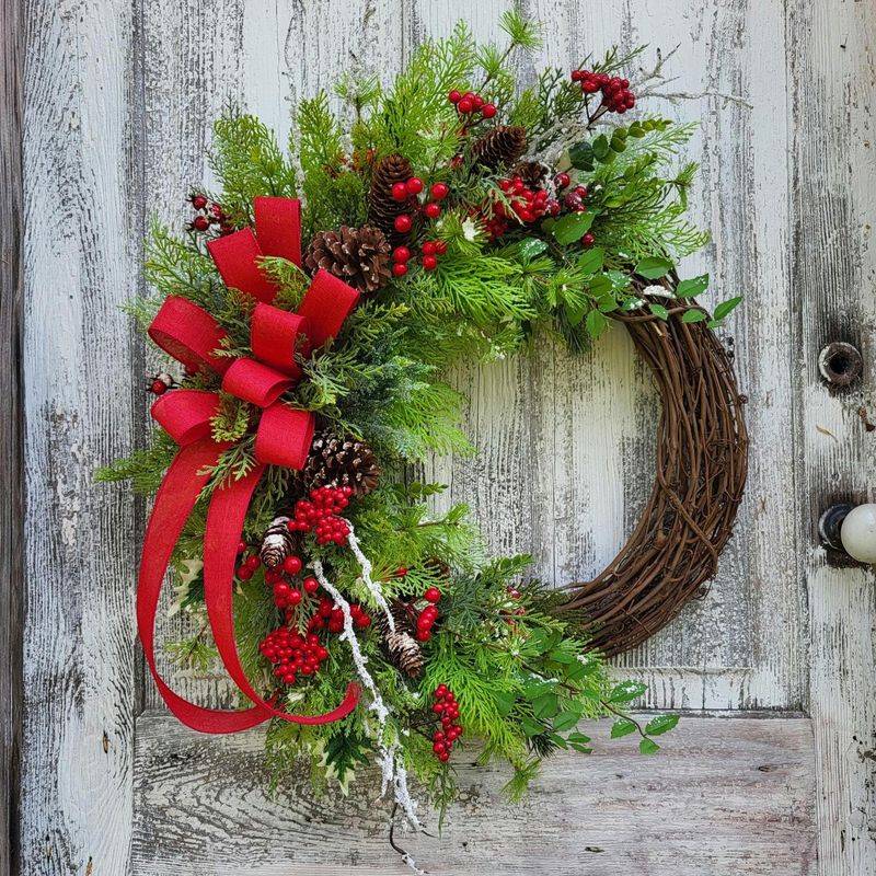 Add Natural Accents Like Pinecones And Berries