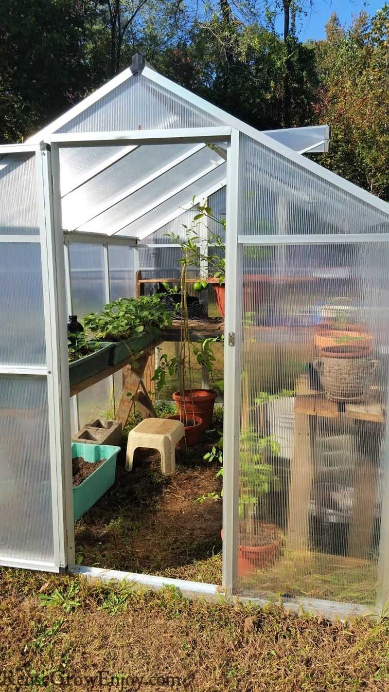 An Unheated Greenhouse Through An Indiana Winter An Unheated Greenhouse Through An Indiana Winter