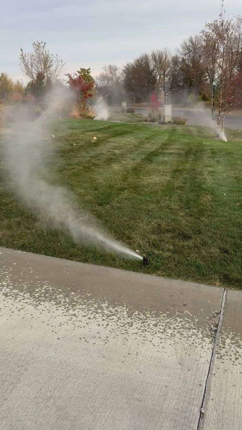 Blow The Water Out Of Sprinkler Lines