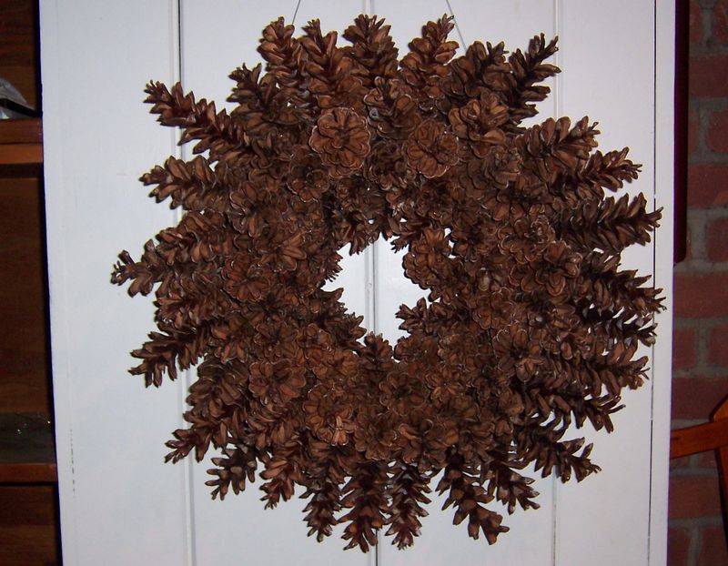 Build A Bold Pine Cone Wreath