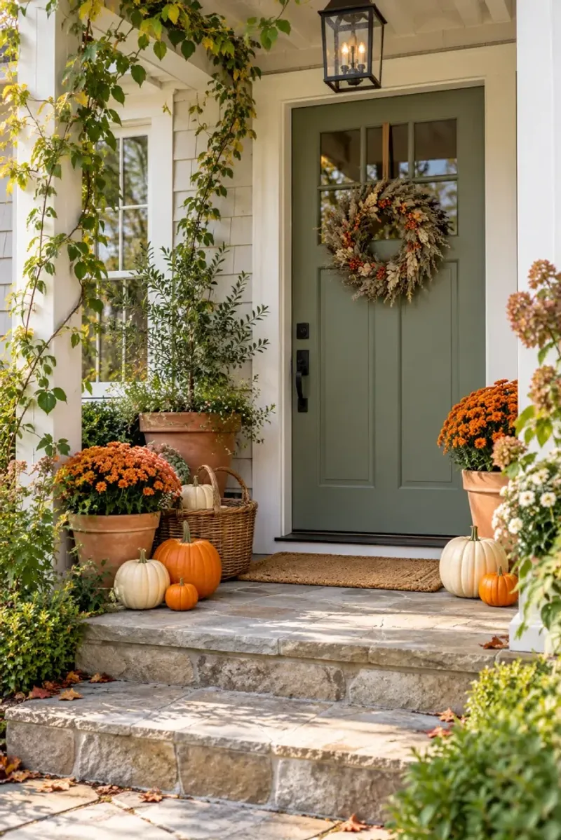 Build A Harvest Display Around Hardy Evergreens