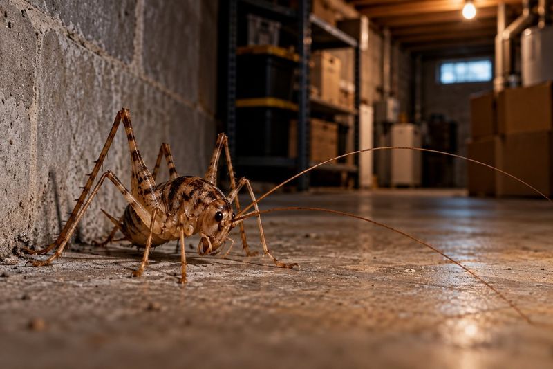 Camel Crickets Seek Out Cool, Damp Hideouts