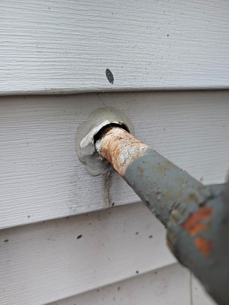 Caulk Gaps Where Utilities Enter