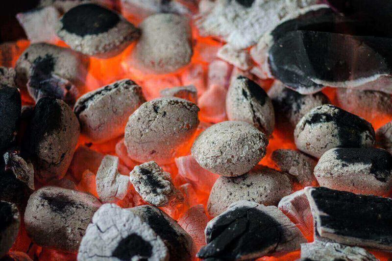 Charcoal Grill Ash