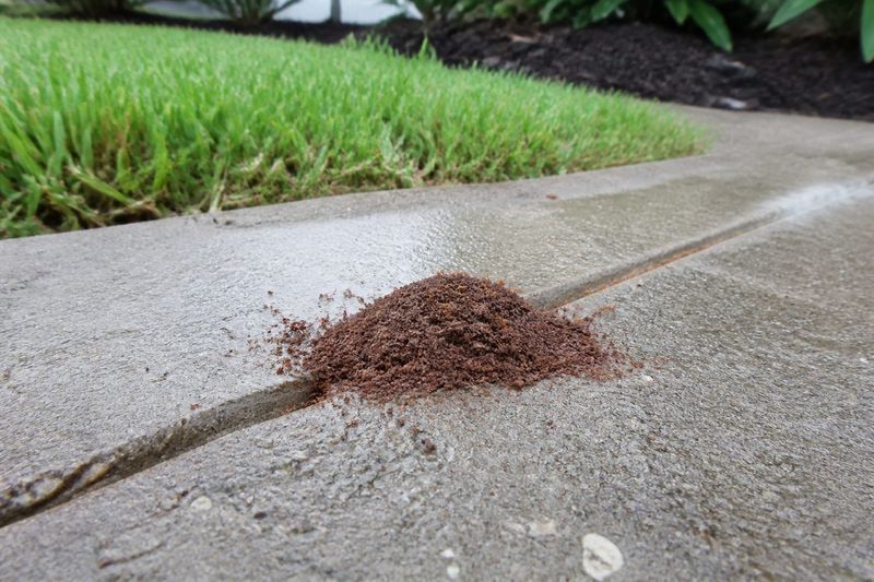 Check For Fire Ant Mounds Near Walkways