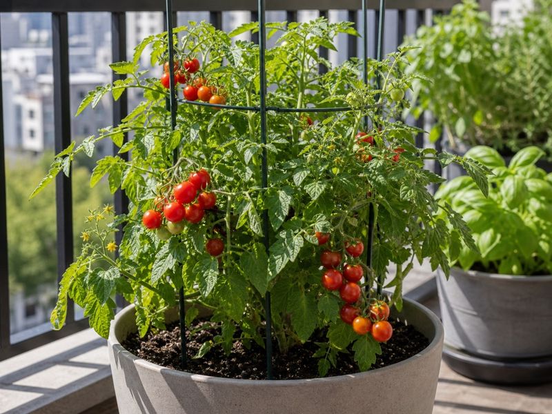 Cherry Tomatoes Love A Sunny Balcony Cherry Tomatoes Love A Sunny Balcony