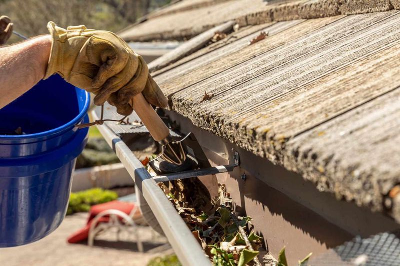 Clean Out Every Gutter And Downspout