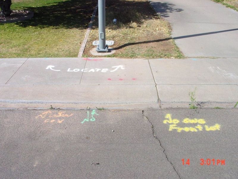 Contact Arizona 811 before excavation Contact Arizona 811 before excavation