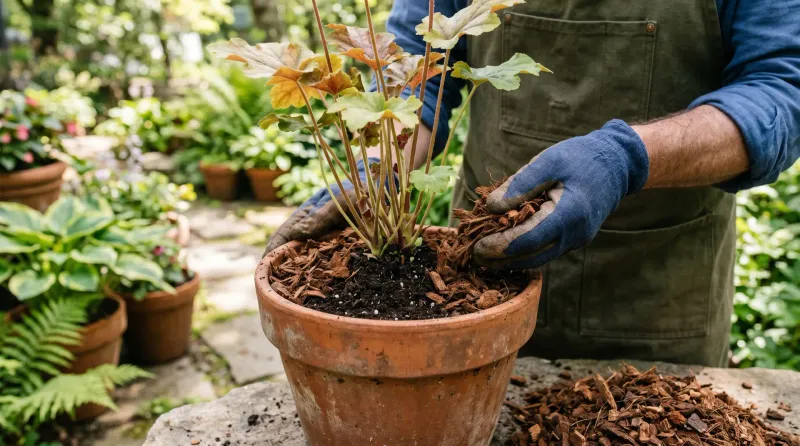 Container Plants In California Like Mulch Too Container Plants In California Like Mulch Too