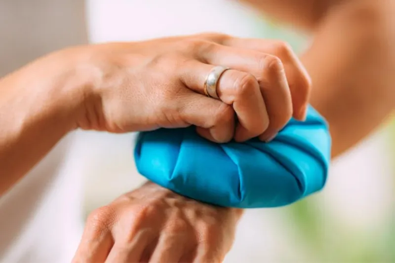 Cool The Burn With A Cold Compress 