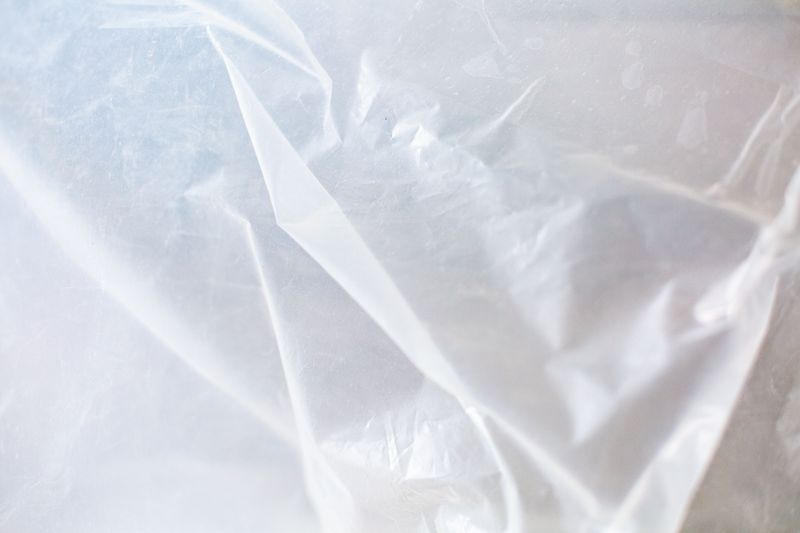 Cover Banana Mulch With a Plastic Tarp to Keep It Dry