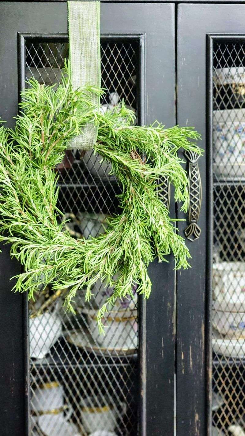 Crafting Rosemary Wreaths For Fall Front Doors Crafting Rosemary Wreaths For Fall Front Doors