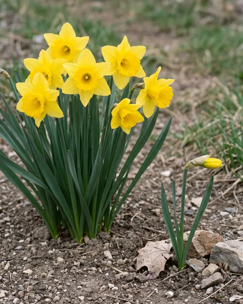 Daffodils And Alliums Get Ignored By Hungry Squirrels