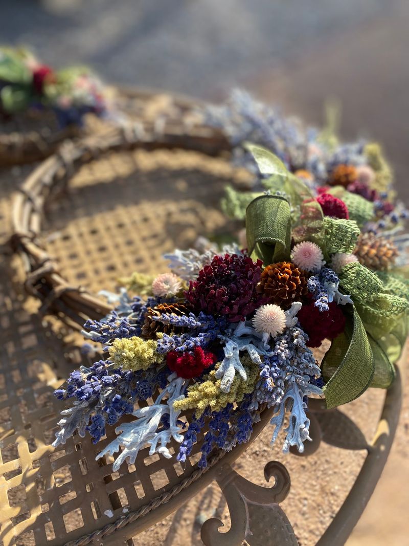 Dried Globes Brighten Wreaths And Winter Arrangements