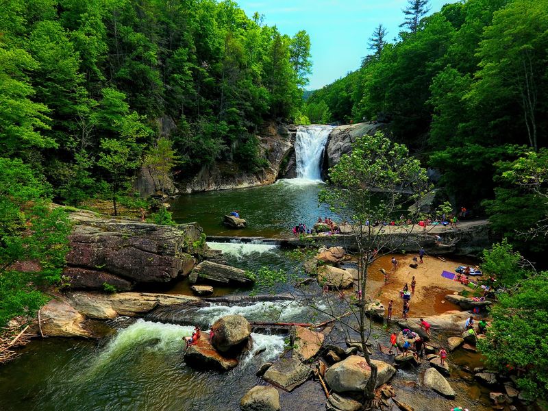 Elk River Falls Finishes The Trip With Power Elk River Falls Finishes The Trip With Power