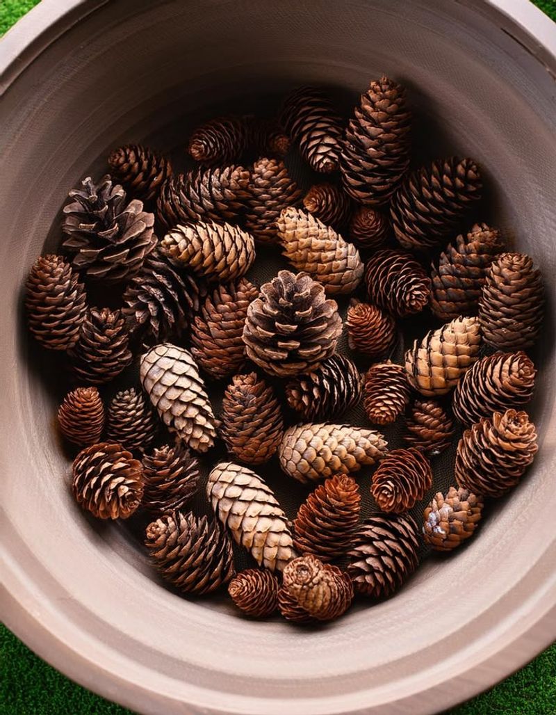Fill The Bottom Of Oversized Pots To Save On Soil