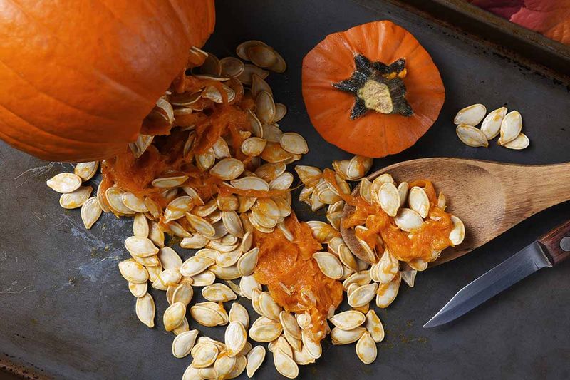 Fully Ripe Pumpkins Hold The Plumpest Seeds