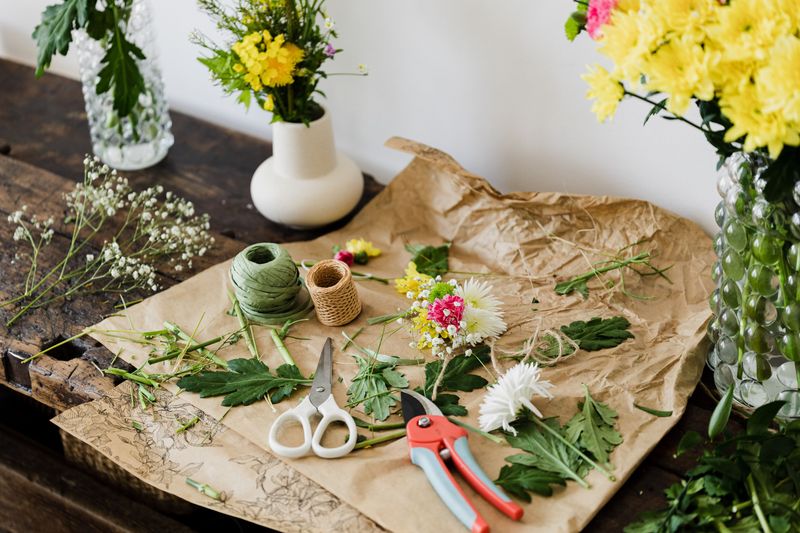 Gather Your Floral Supplies First Gather Your Floral Supplies First