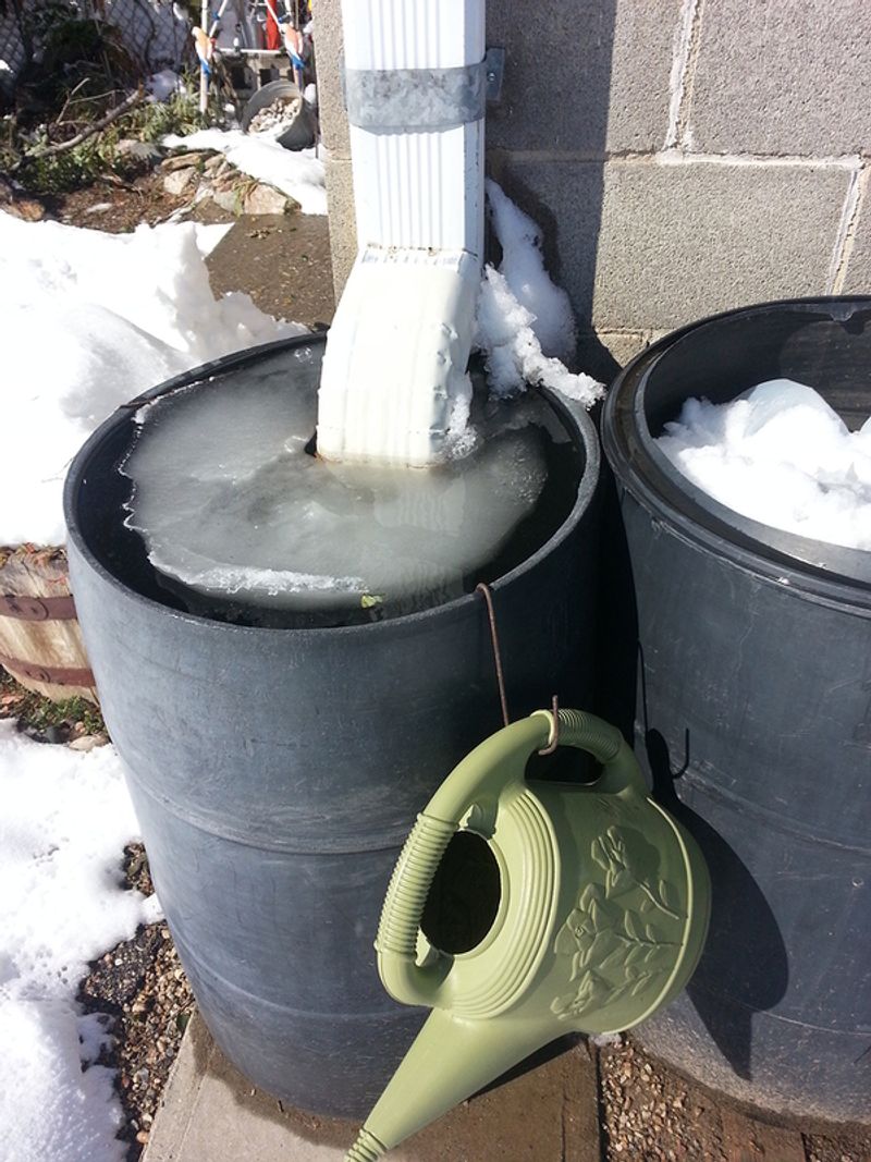 Ice Can Crack A Full Or Nearly Full Barrel Ice Can Crack A Full Or Nearly Full Barrel