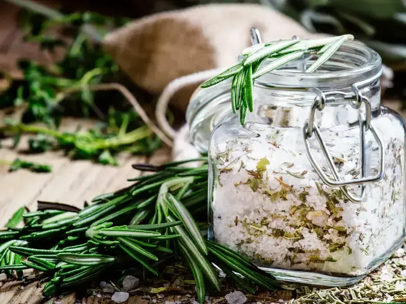 Infusing Vinegar And Homemade Herb Salt