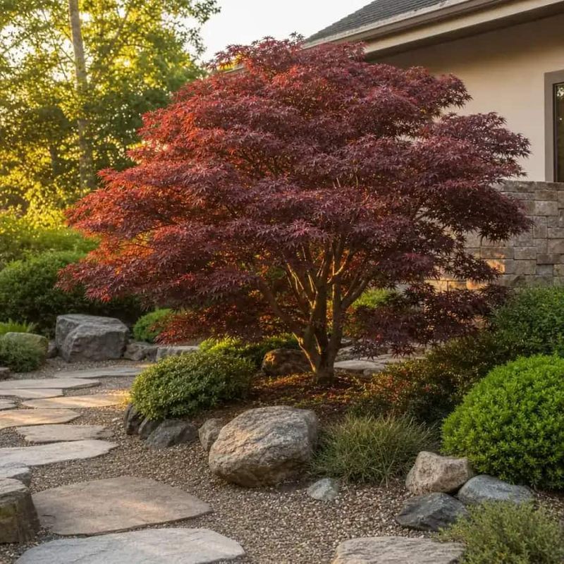 Japanese Maple Brings Lacy Shade