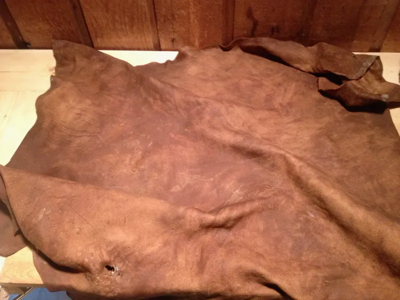 Leather Darkens To A Warm Brown