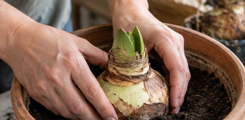 Leave The Top Third Of The Bulb Exposed
