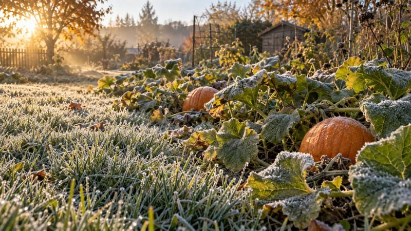 Light Frost And Hard Freeze Affect Pumpkins Differently