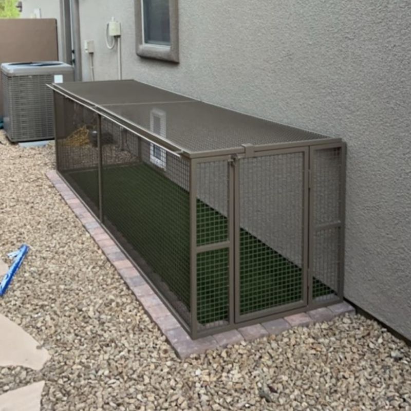 Make the yard less inviting to coyotes