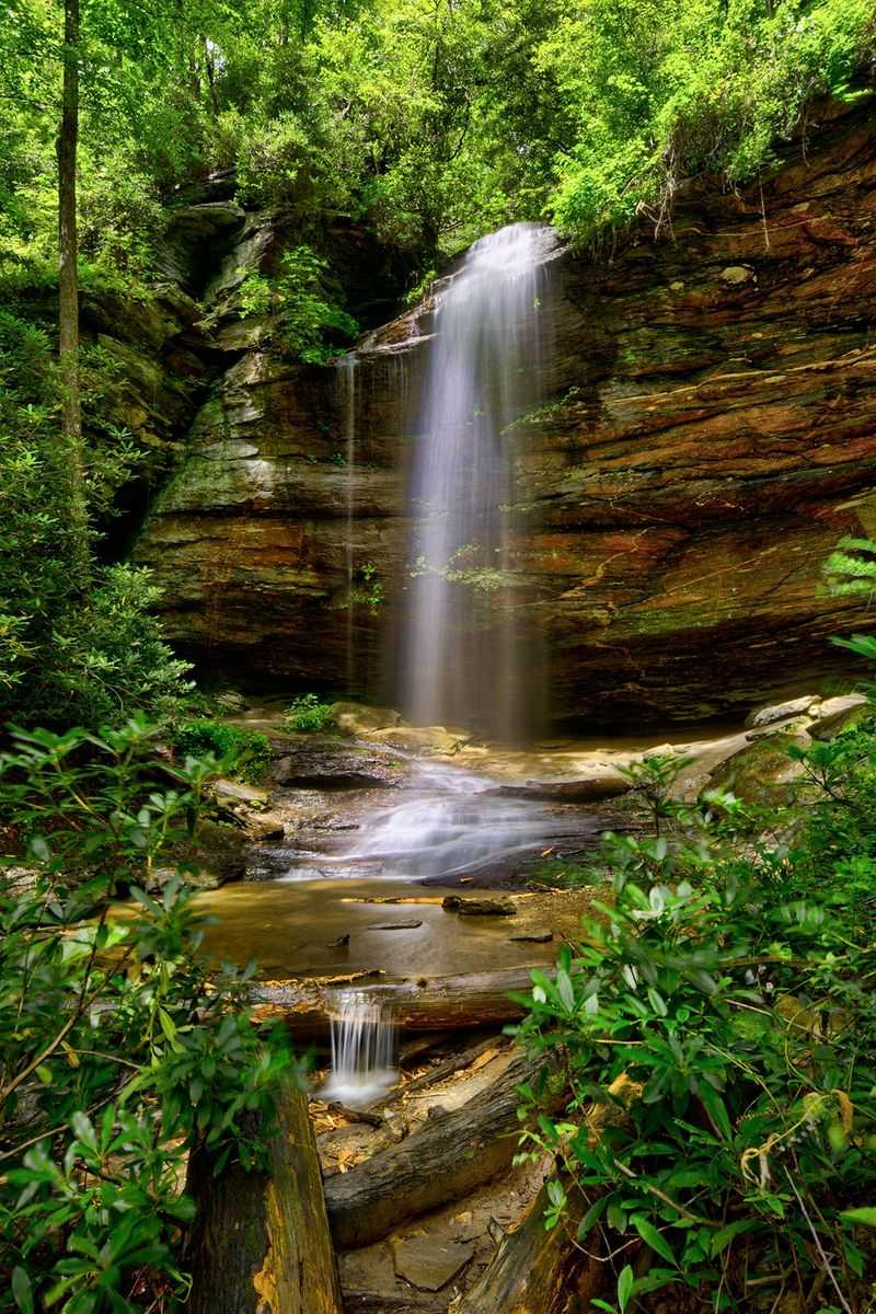 Moore Cove Falls Is An Easy Nearby Add-On Moore Cove Falls Is An Easy Nearby Add-On