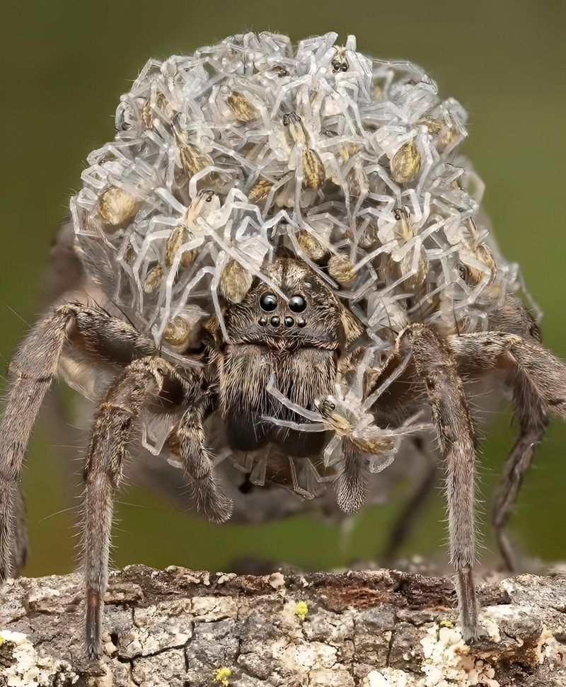 Mothers Carry Their Babies Piled On Their Backs Mothers Carry Their Babies Piled On Their Backs