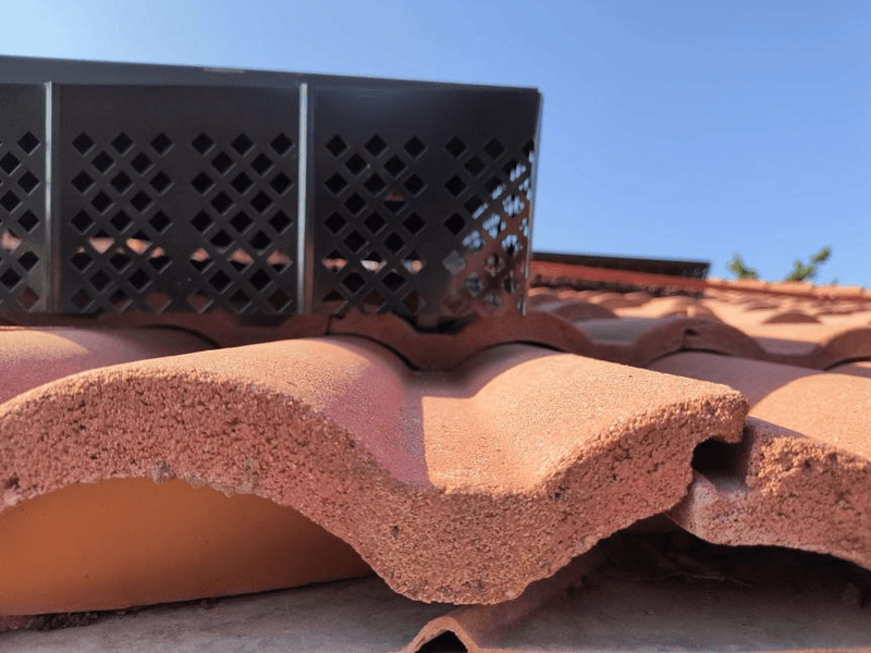 Openings Beneath Tile Edges