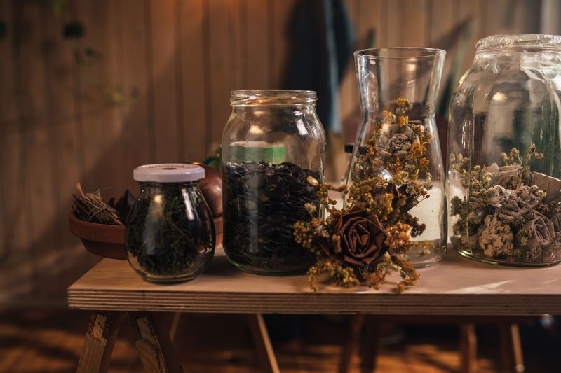 Paper Envelopes And Glass Jars Keep Flower Seeds Snoozing All Winter