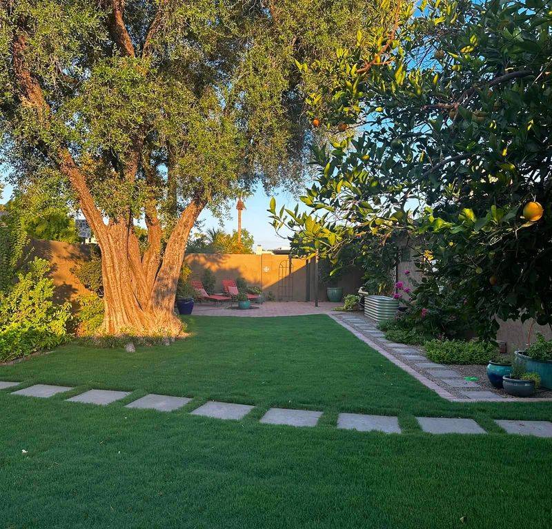 Plan the conversion around the yard you want to keep