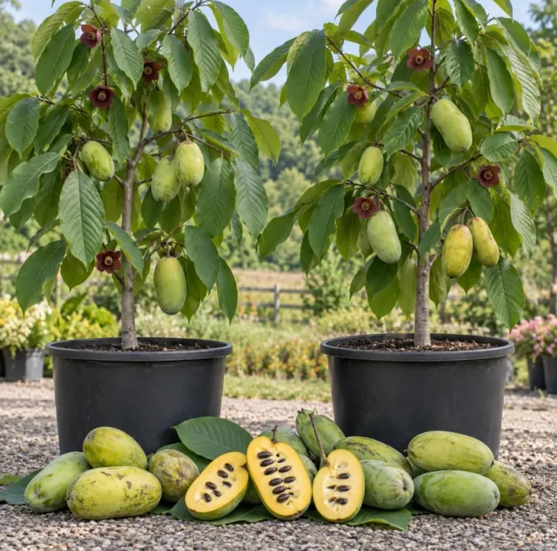 Plant Two Different Pawpaw Trees or Expect Very Little Fruit Plant Two Different Pawpaw Trees or Expect Very Little Fruit