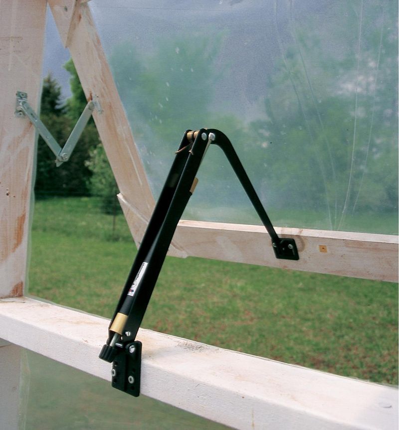 Propping Open The Cold Frame Lid Saves Your Greens From Cooking Propping Open The Cold Frame Lid Saves Your Greens From Cooking