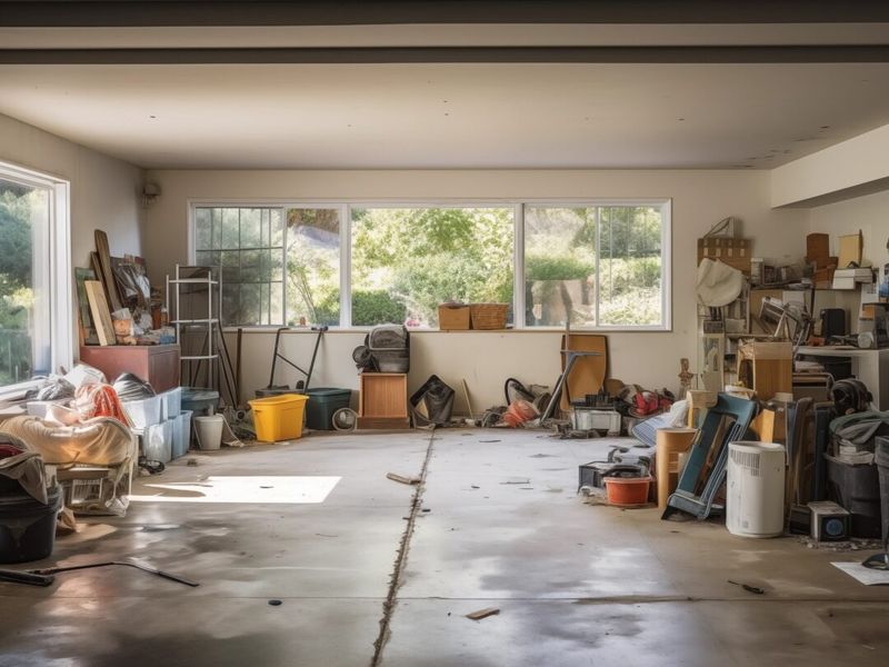 Reduce sheltered hiding places in the garage
