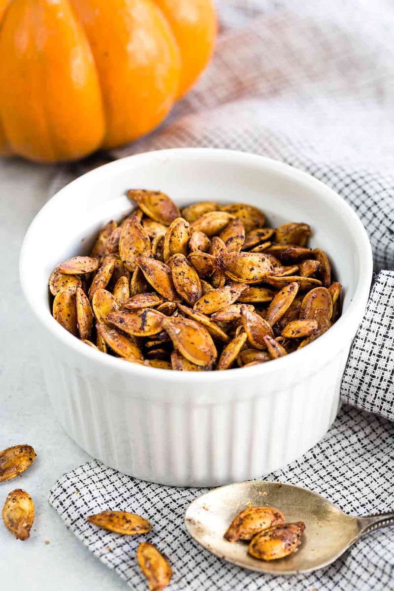 Roast Crunchy Pumpkin Seeds For Snacking