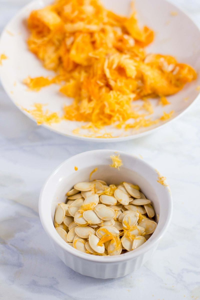 Roast Pumpkin Seeds Before They Hit The Pile