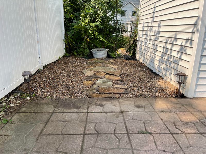 Save Fabric For Mulched Paths