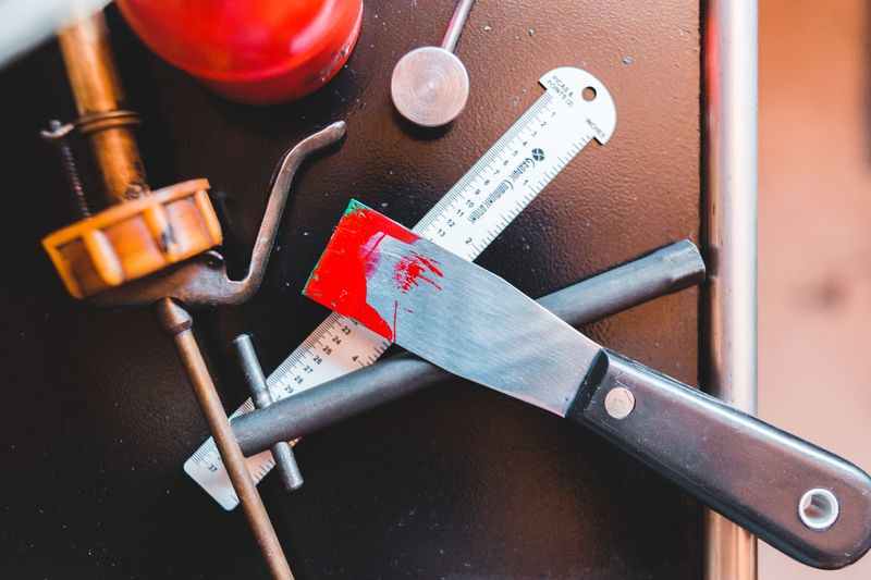 Scraping Tools And A Bag Of Rubbing Alcohol