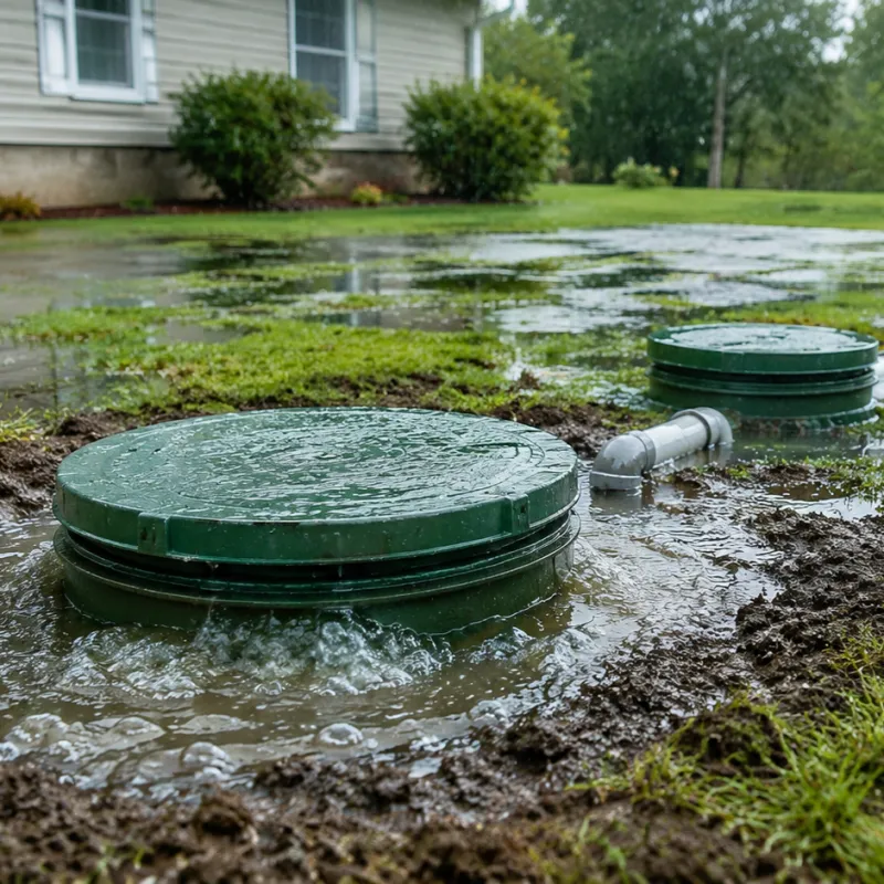 Septic Tanks And Drain Fields Struggle After Heavy Rain