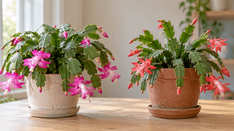 Similar Care For Both Holiday Cacti