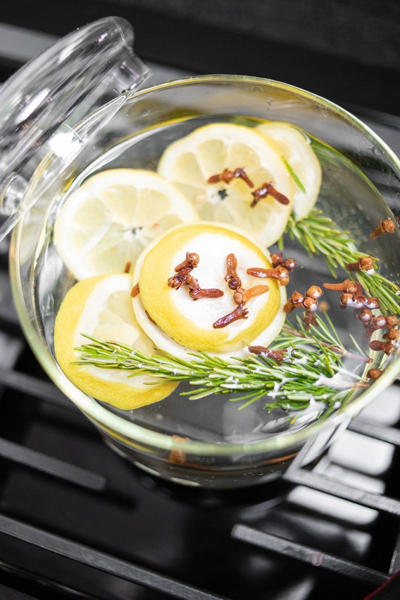 Simmering Rosemary On The Stove For A Cozy Home Simmering Rosemary On The Stove For A Cozy Home