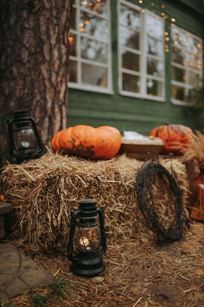 Straw Bales And Pumpkins Straw Bales And Pumpkins