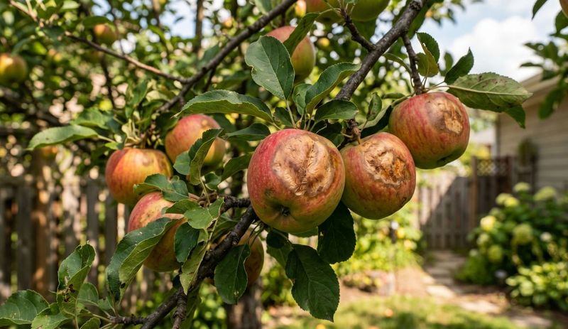 Sunburn Hits Bark And Late Fruit